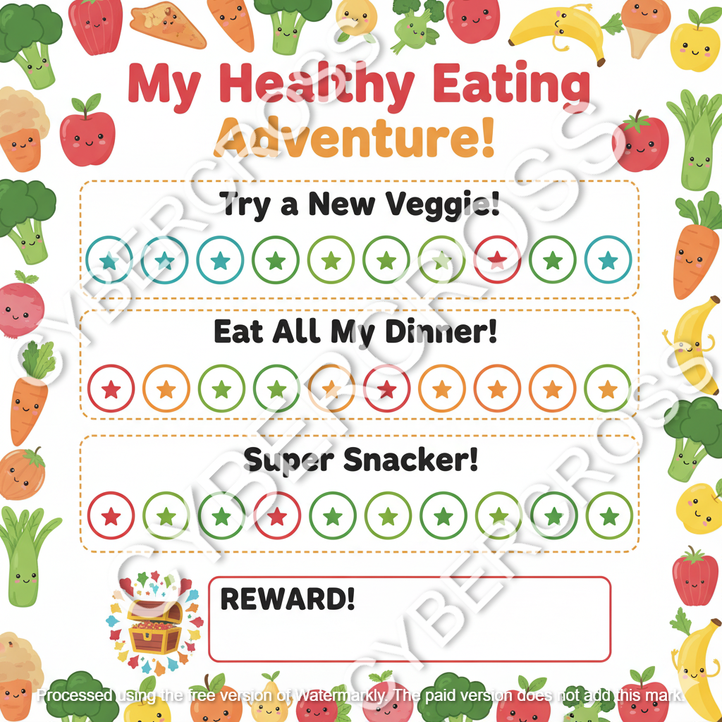 picky eater reward chart