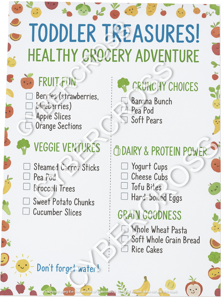 printable grocery list