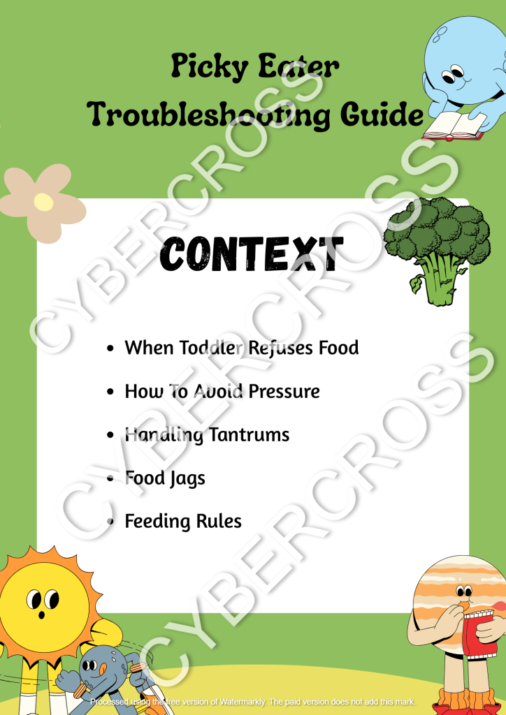 when toddler refuses food